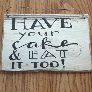 Wedding sign, Cupcake sign